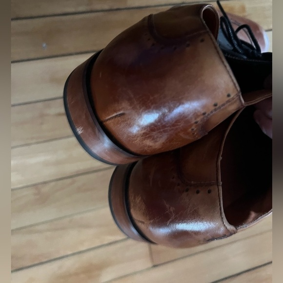 Stacy Adams‎ flash two tone wingtip dress shoes in brown